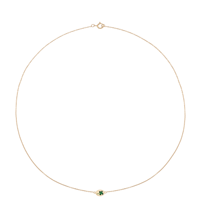 Anna Nina Lucky Clover Necklace 14K
