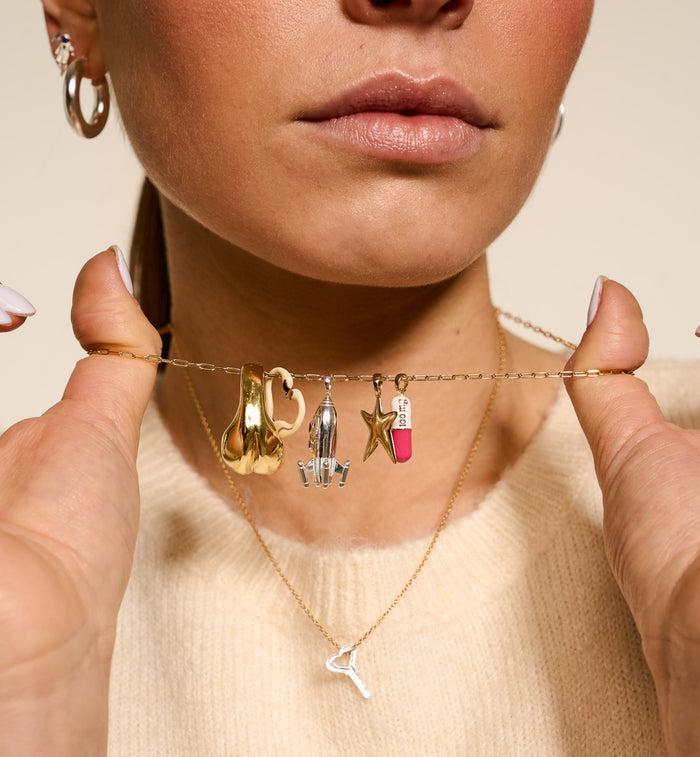 Anna Nina Luminary Charm Silver