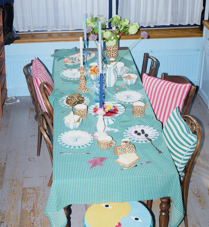 Anna Nina Magenta Striped Cushion