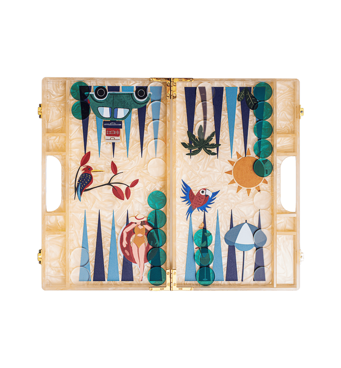 Anna Nina Maison Games Backgammon Holiday