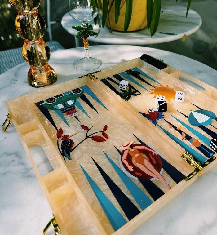 Anna Nina Maison Games Backgammon Holiday