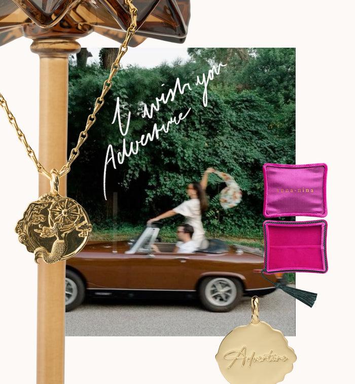 Anna Nina Memorable Adventure Charm Gold Plated