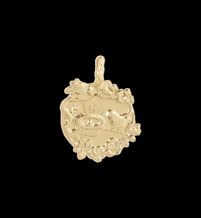 Anna Nina Memorable Birth Charm Gold Plated