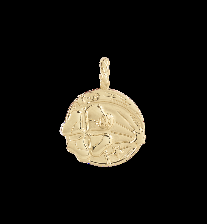 anna nina Memorable Luck Charm Gold Plated