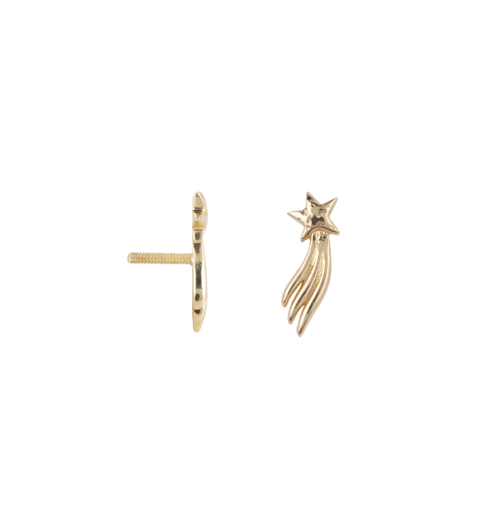 anna nina Meteor Piercing Front 14K