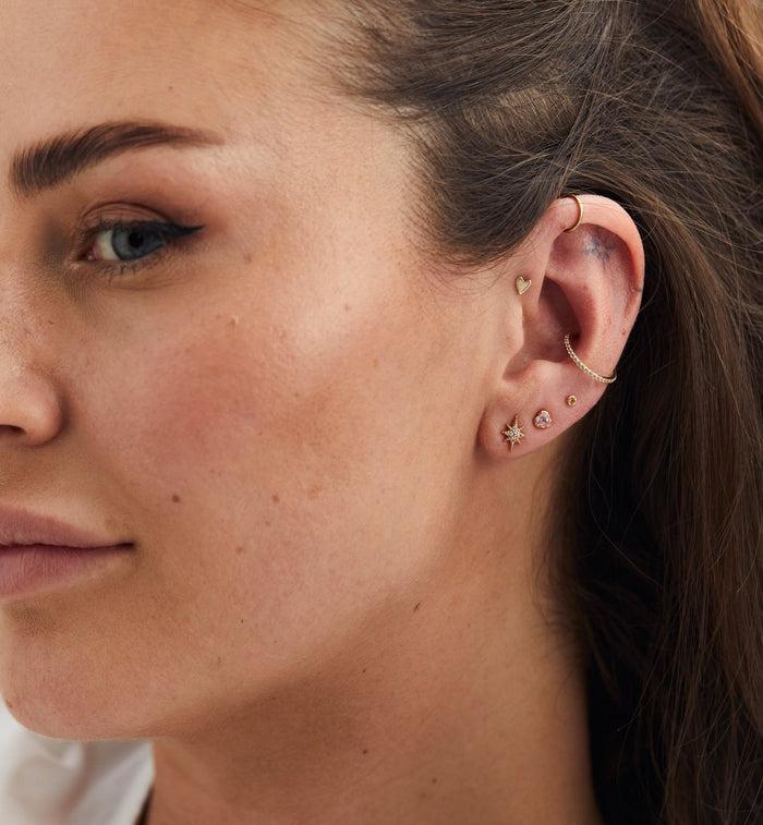 Anna Nina Mimosa Piercing Front W/G 14K