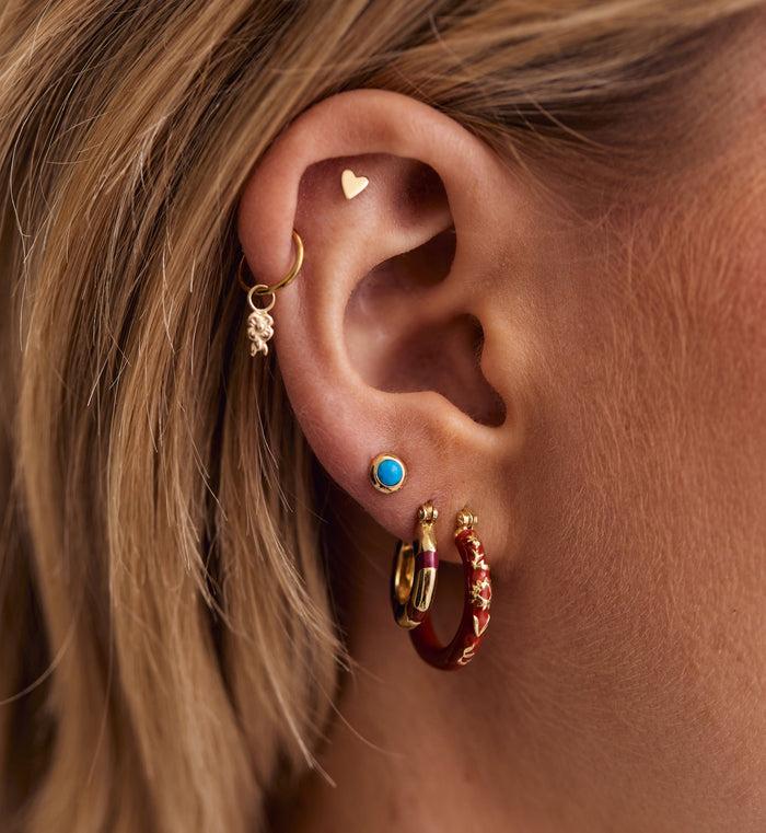 Anna Nina Mini Flower Earring Charm 14K