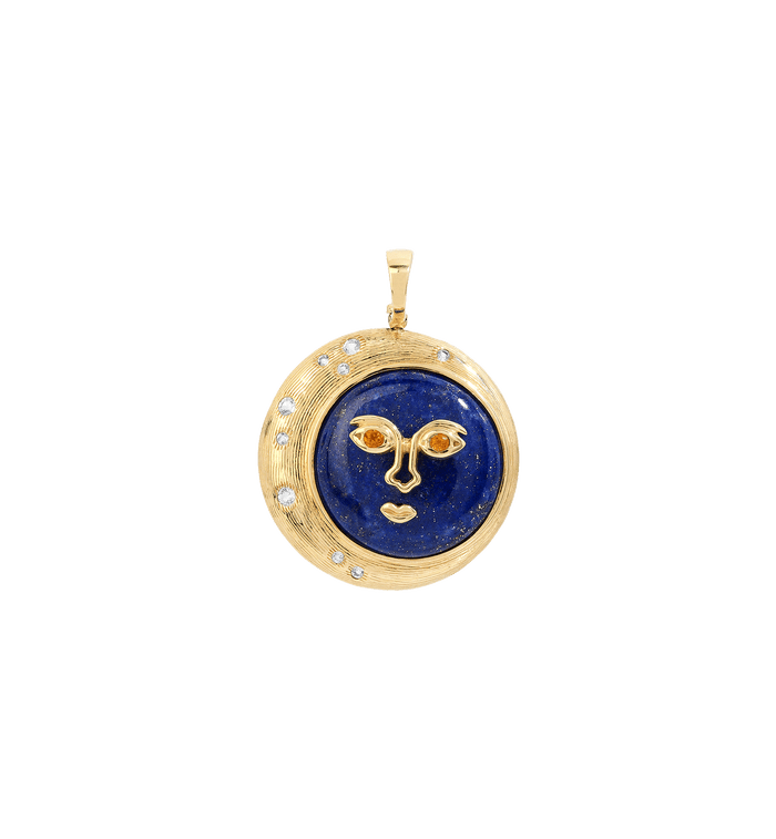 Anna Nina Moon Eclipse Charm 14K