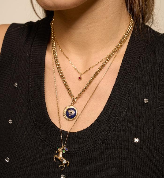 Anna Nina Moon Eclipse Charm 9K