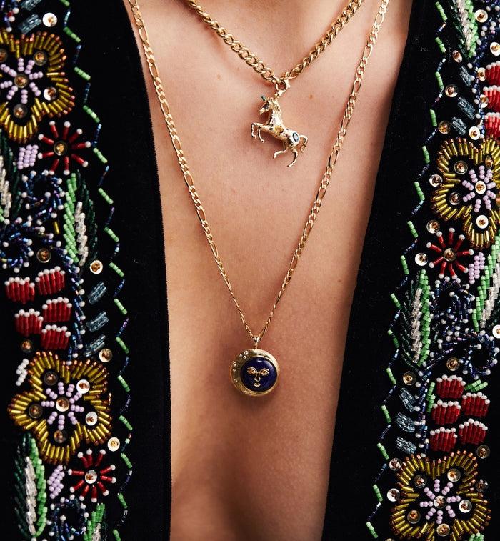 Anna Nina Moon Eclipse Charm 9K