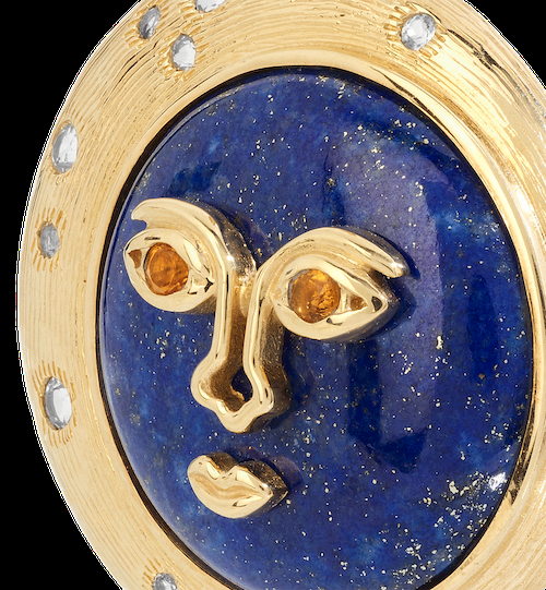 Anna Nina Moon Eclipse Charm 9K