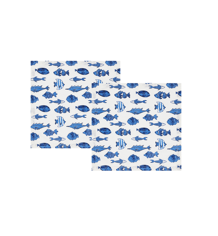 anna nina More Fish in The Sea Napkin Set of 2