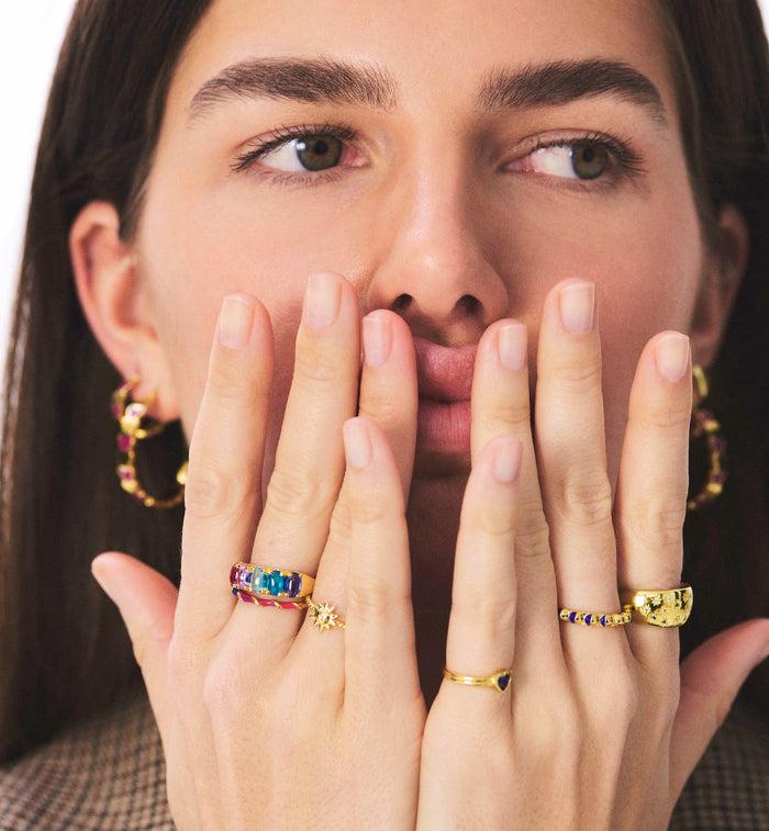 Anna Nina Mystic Sky Ring Silver