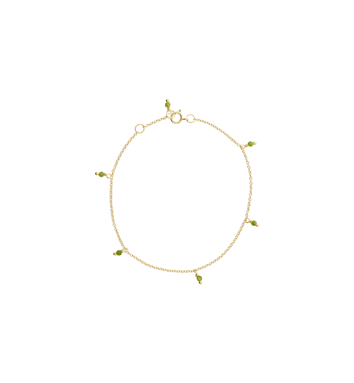 anna nina Nova Sage Bracelet 14K