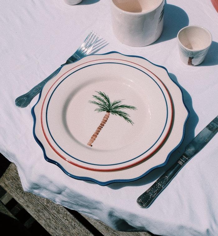 Anna Nina Palm Tree Breakfast Plate