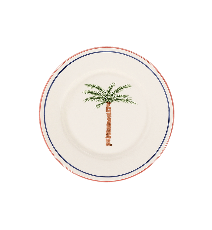 anna nina Palm Tree Breakfast Plate