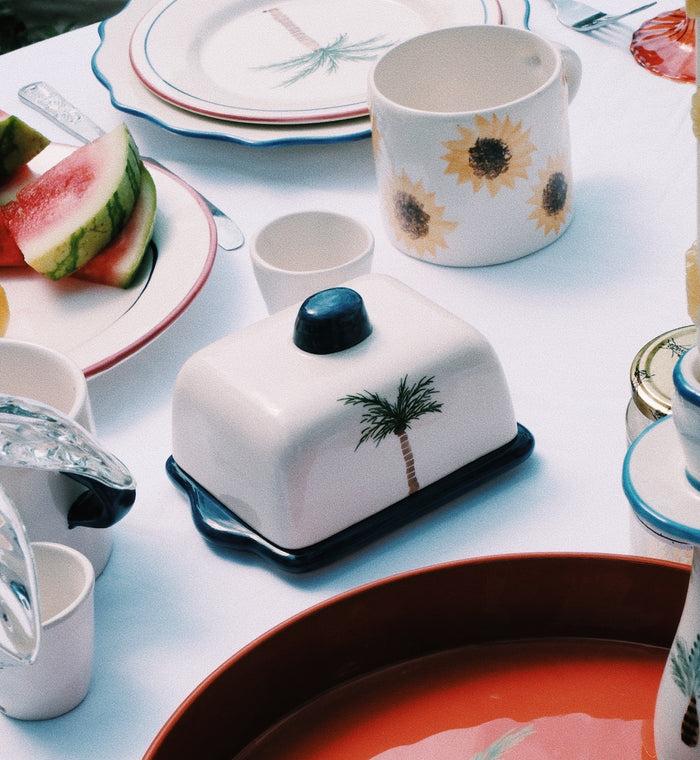 Anna Nina Palm Tree Butter Dish