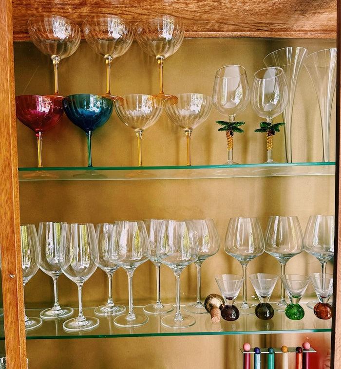 Anna Nina Palm Tree Wine Glass