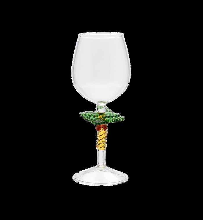 anna nina Palm Tree Wine Glass