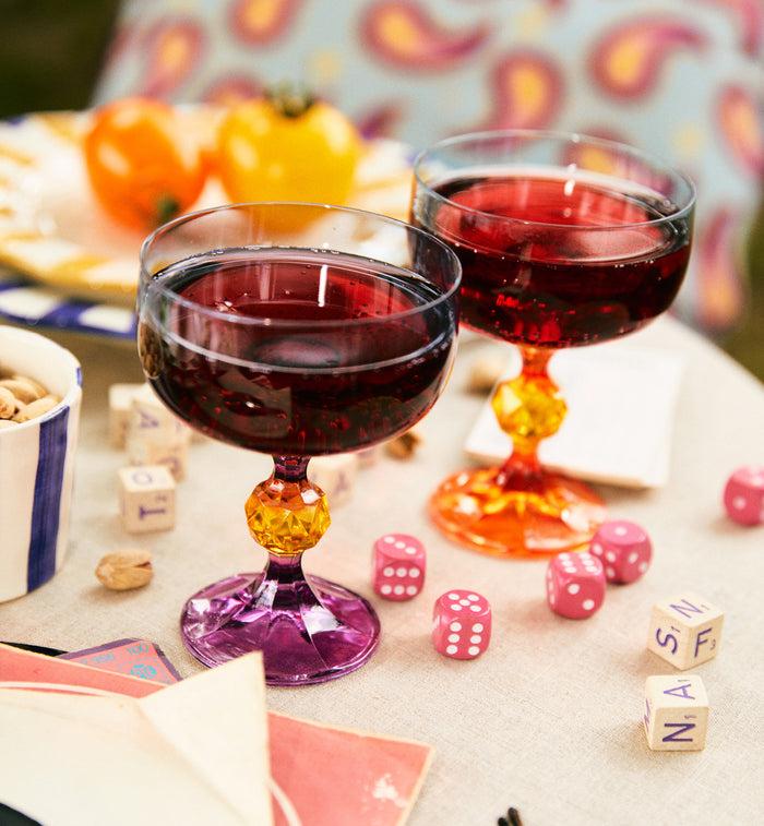 Anna Nina Paradise Cocktail Glass Set Of 2