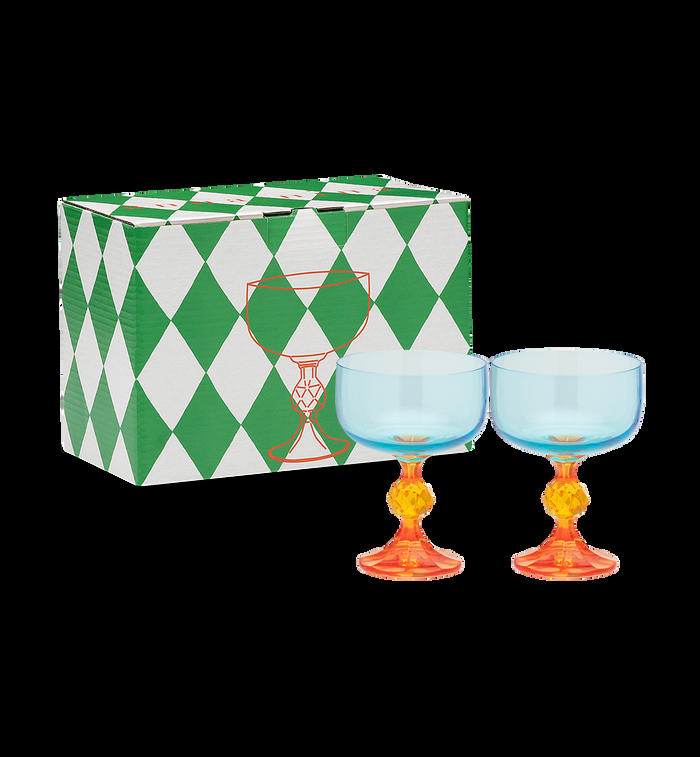 anna nina Paradise Cocktail Glass Set of 2