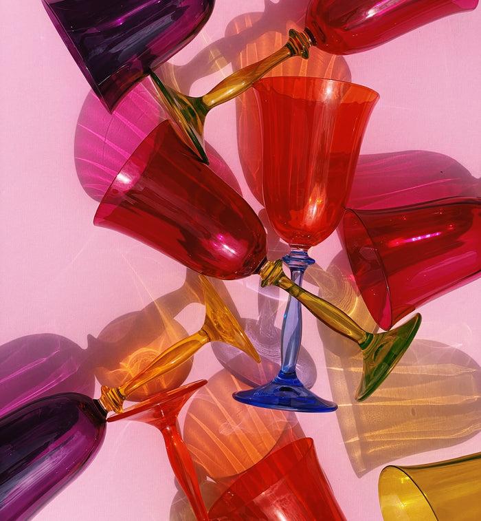 Anna Nina Paradise Optic Wine Glass