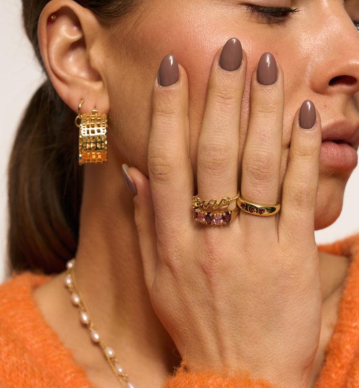 Anna Nina Paris Ring Gold Plated