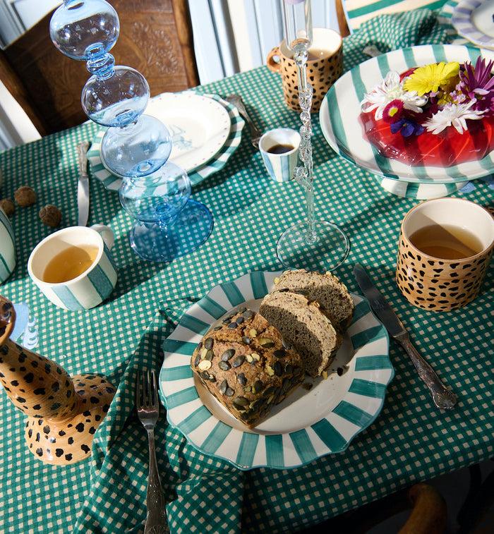 Anna Nina Pegasus Striped Cake Platter