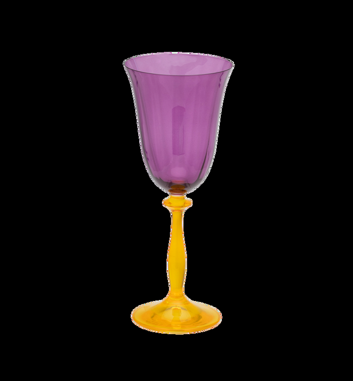 Anna Nina Petunia Optic Wine Glass