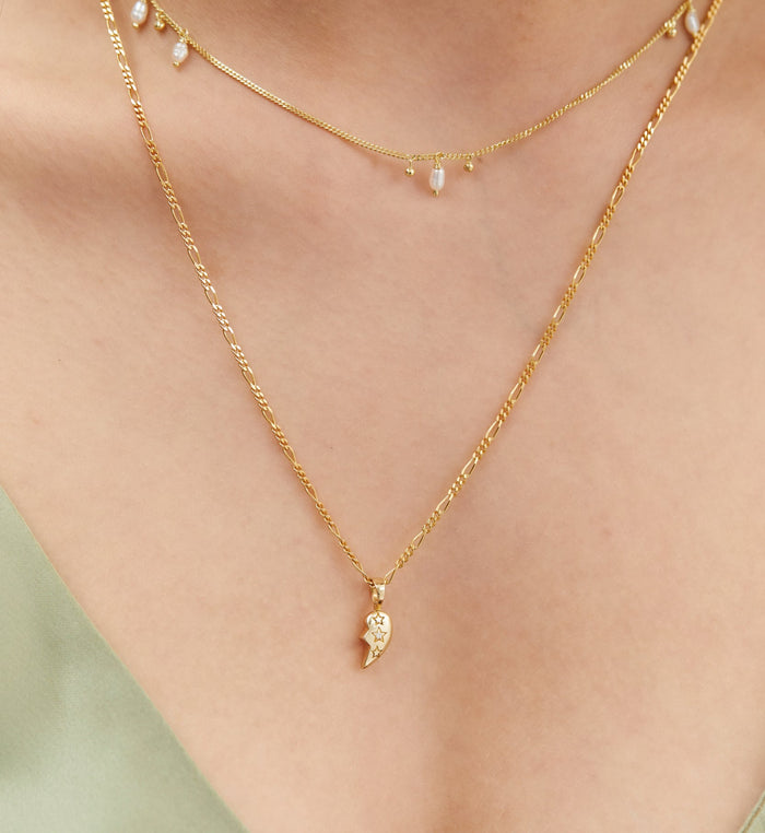 Anna Nina Piece Of My Heart Set Of 2 Charms 14K