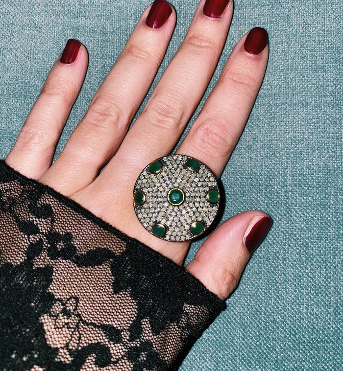 Anna Nina Pioneer Ring Gold Plated