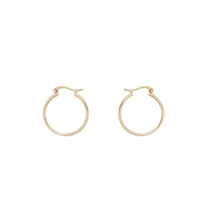 Anna Nina Poetic Hoop Earrings Gold Plated