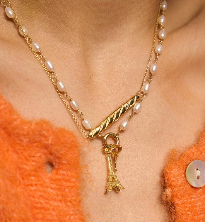 Anna Nina Pont Des Arts Charm Gold Plated