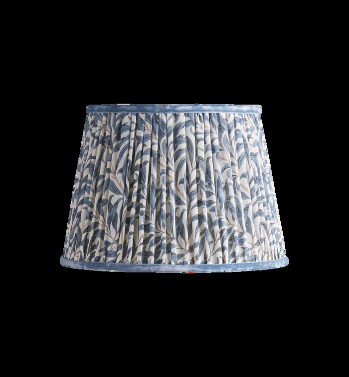 Anna Nina Pooky Blue/White Linen Lampshade
