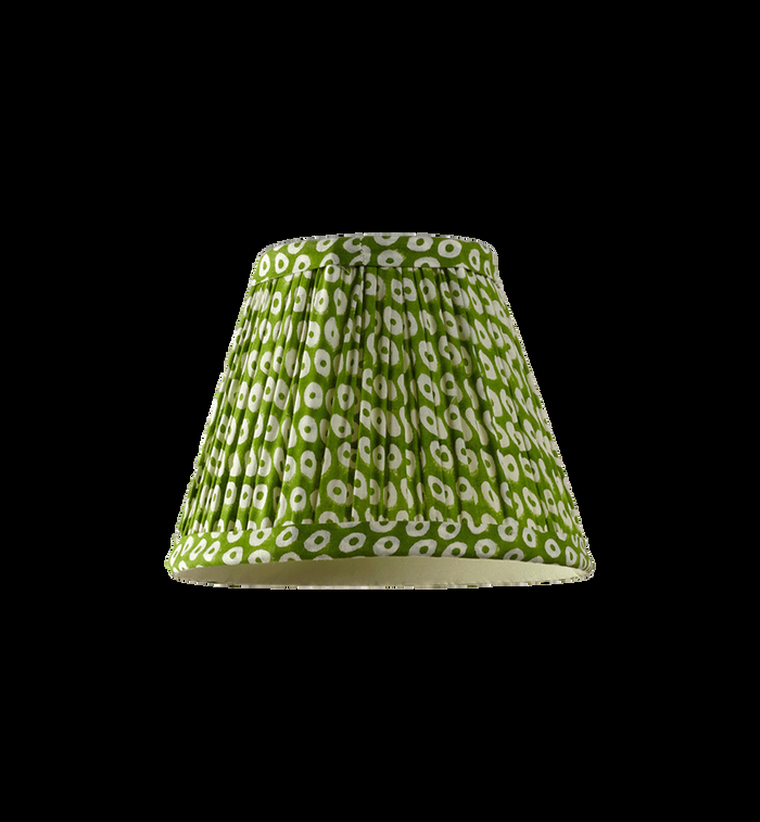 anna nina Pooky Green Ikat Cotton Lampshade