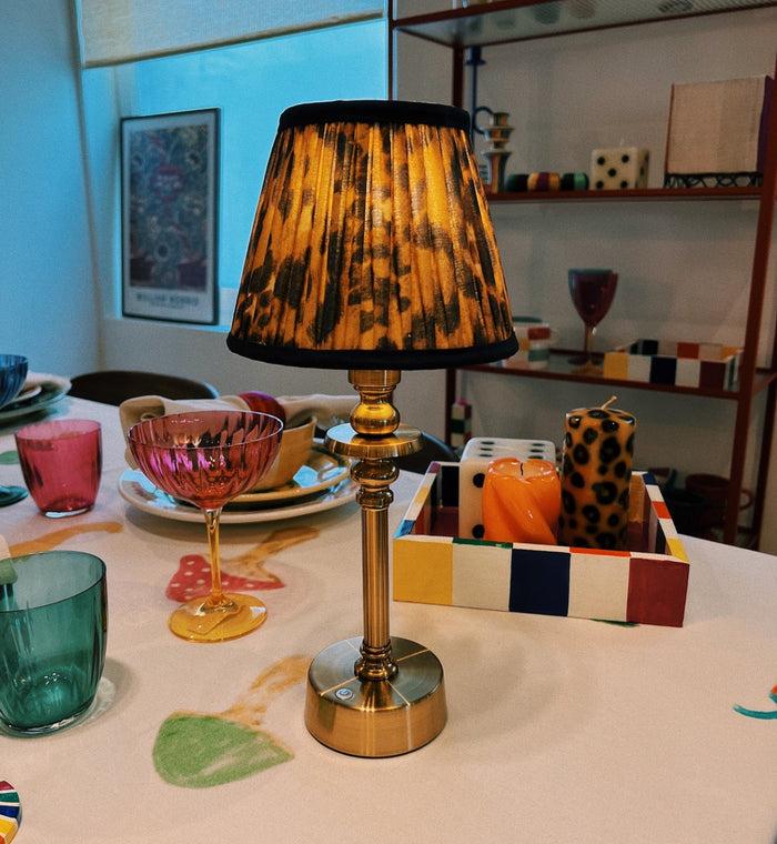 Anna Nina Pooky Leopard Cotton Lampshade