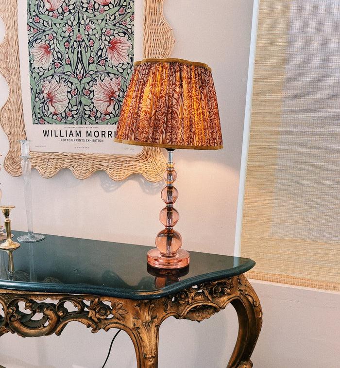 Anna Nina Pooky Pink Bubble Resin Table Lamp