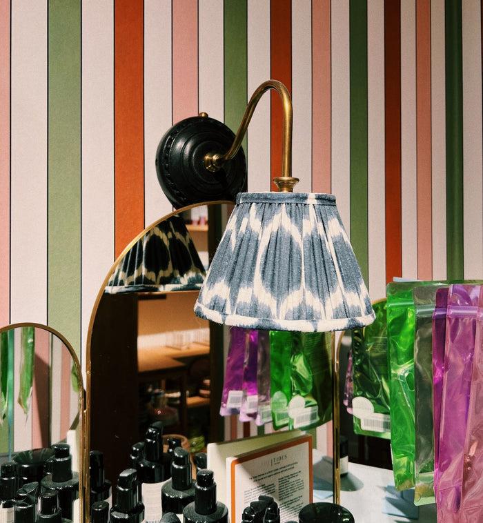 Anna Nina Pooky Wood And Brass Wall Lamp