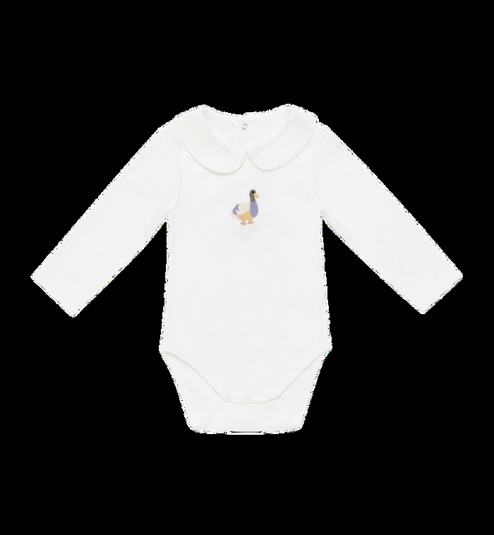 anna nina Posh Mallard Bodysuit White