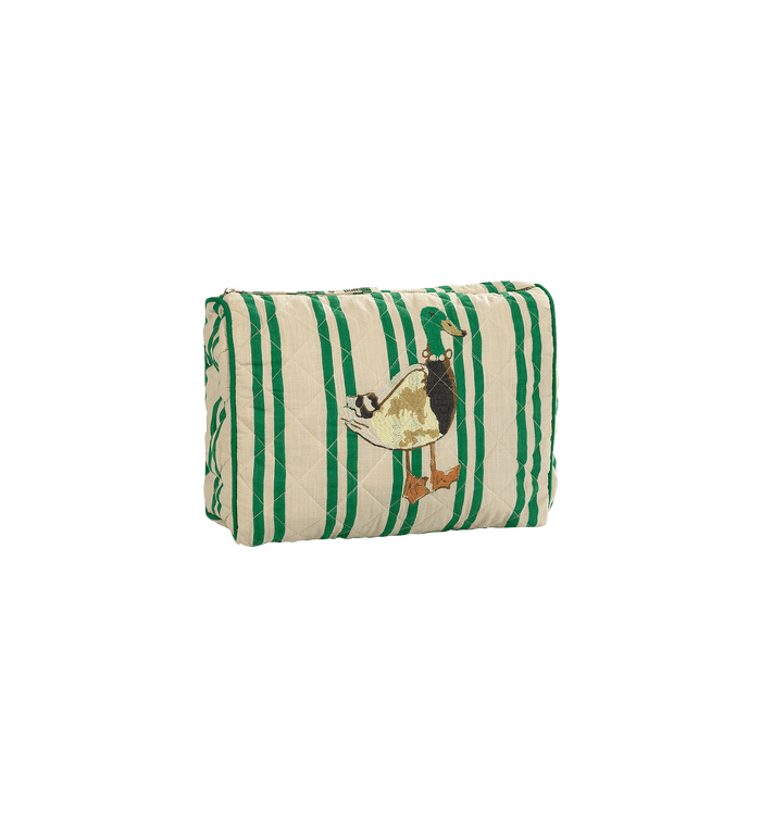 anna nina Posh Mallard Quilted Wash Bag