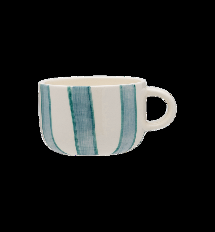 anna nina Powder Striped Cappuccino Mug
