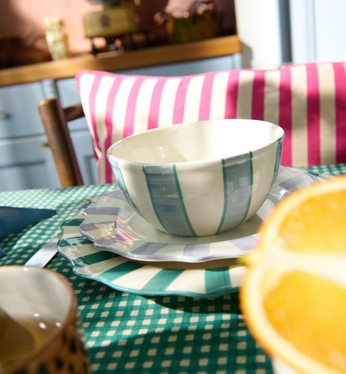 Anna Nina Powder Striped Yogurt Bowl