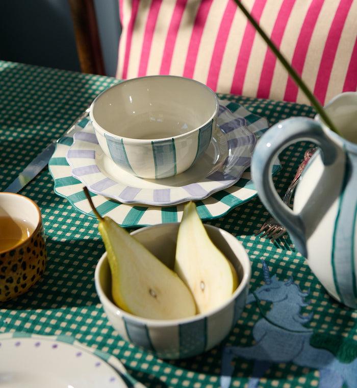 Anna Nina Powder Striped Yogurt Bowl