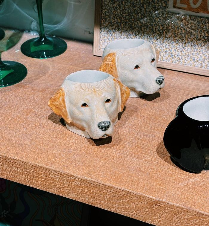 Anna Nina Quail Golden Labrador Egg Cup