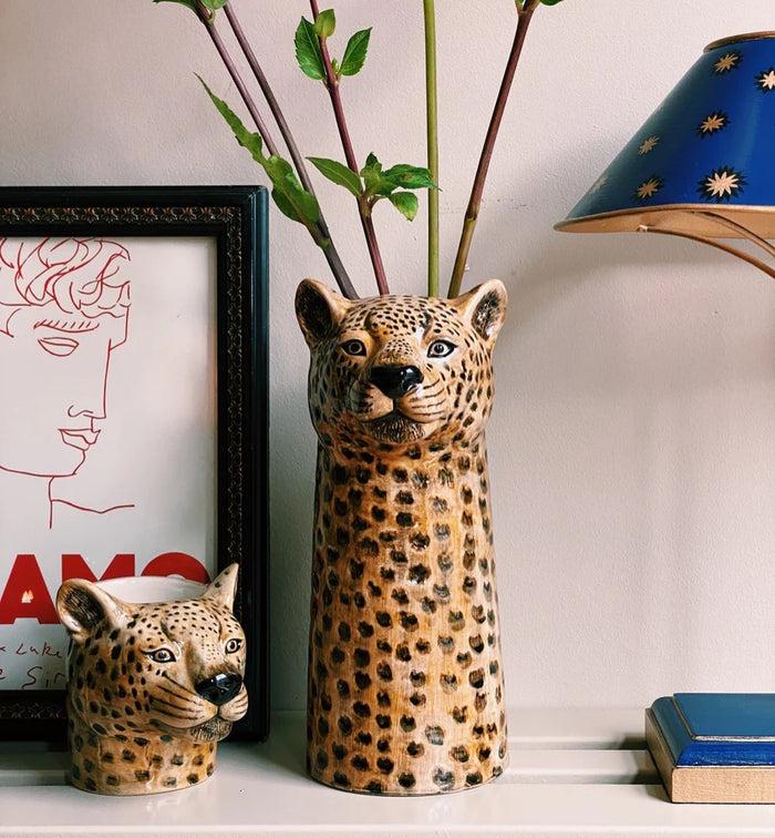 Anna Nina Quail Leopard Flower Vase