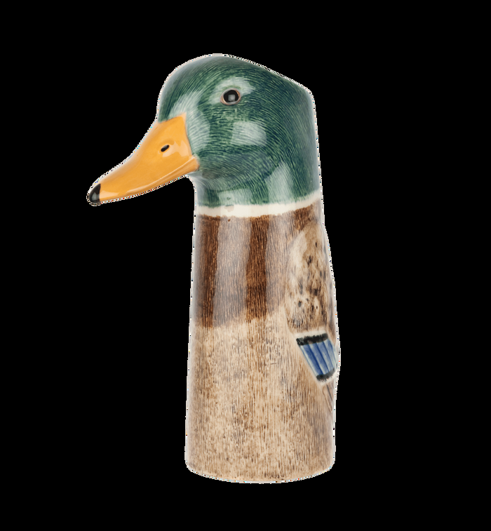 anna nina Quail Mallard Flower Vase