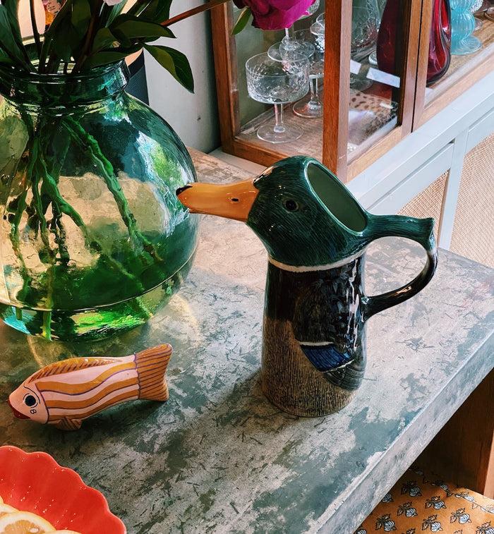 Anna Nina Quail Mallard Water Jug