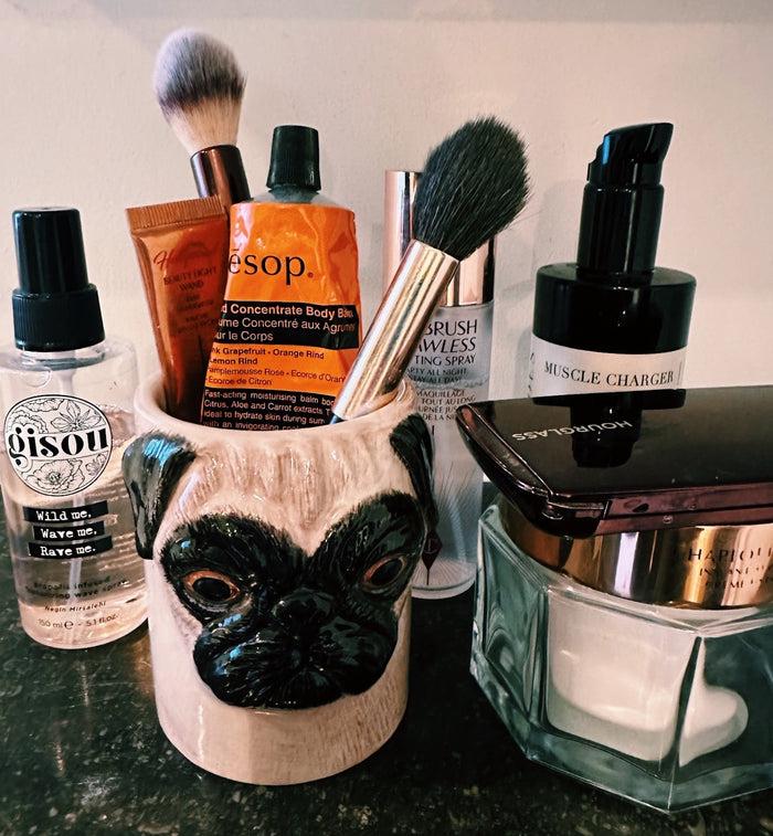 Anna Nina Quail Pug Pencil Pot