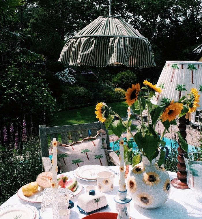 Anna Nina Rayure Fern Frill Lamp