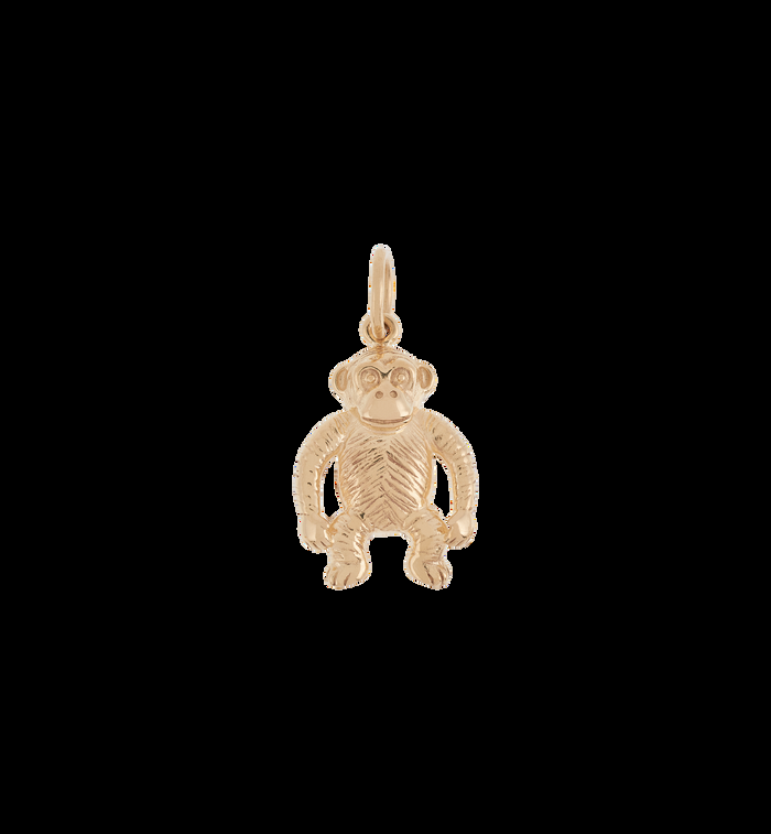 anna nina Regal Monkey Charm 9K